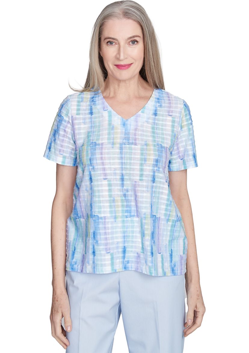 Womens St. Thomas Brushstroke Top