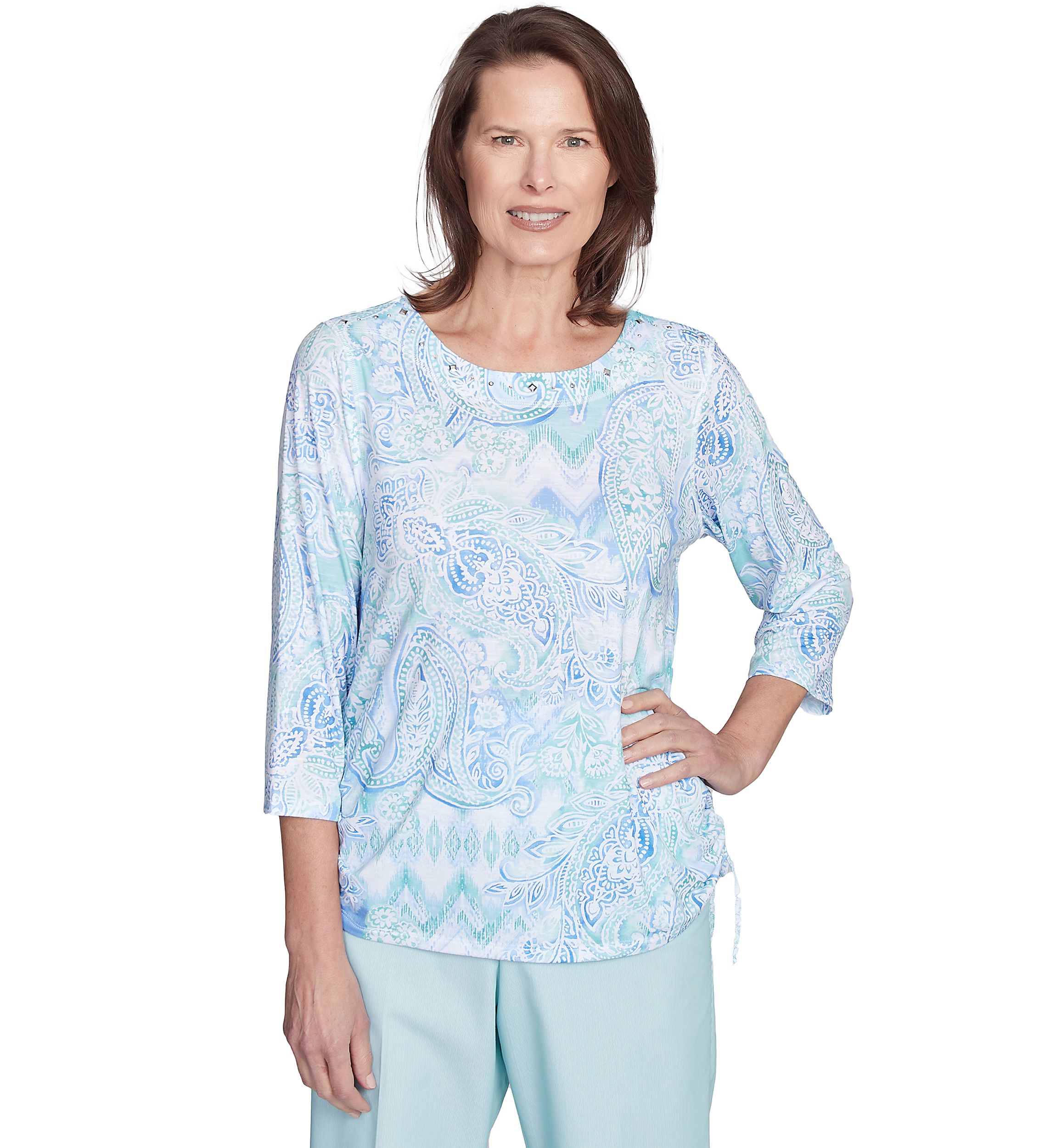 Petite St. Thomas Paisley Top