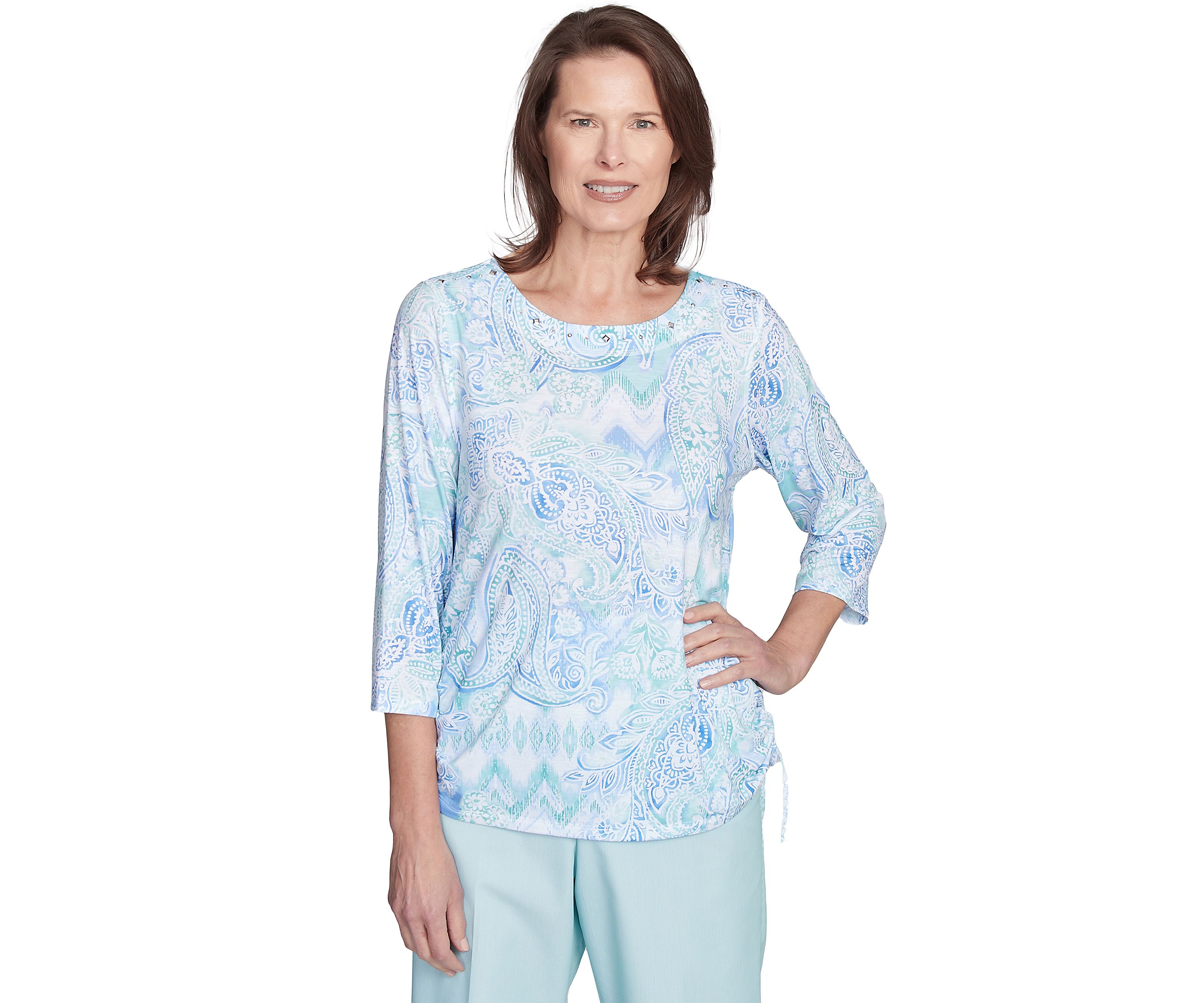 Petite St. Thomas Paisley Top