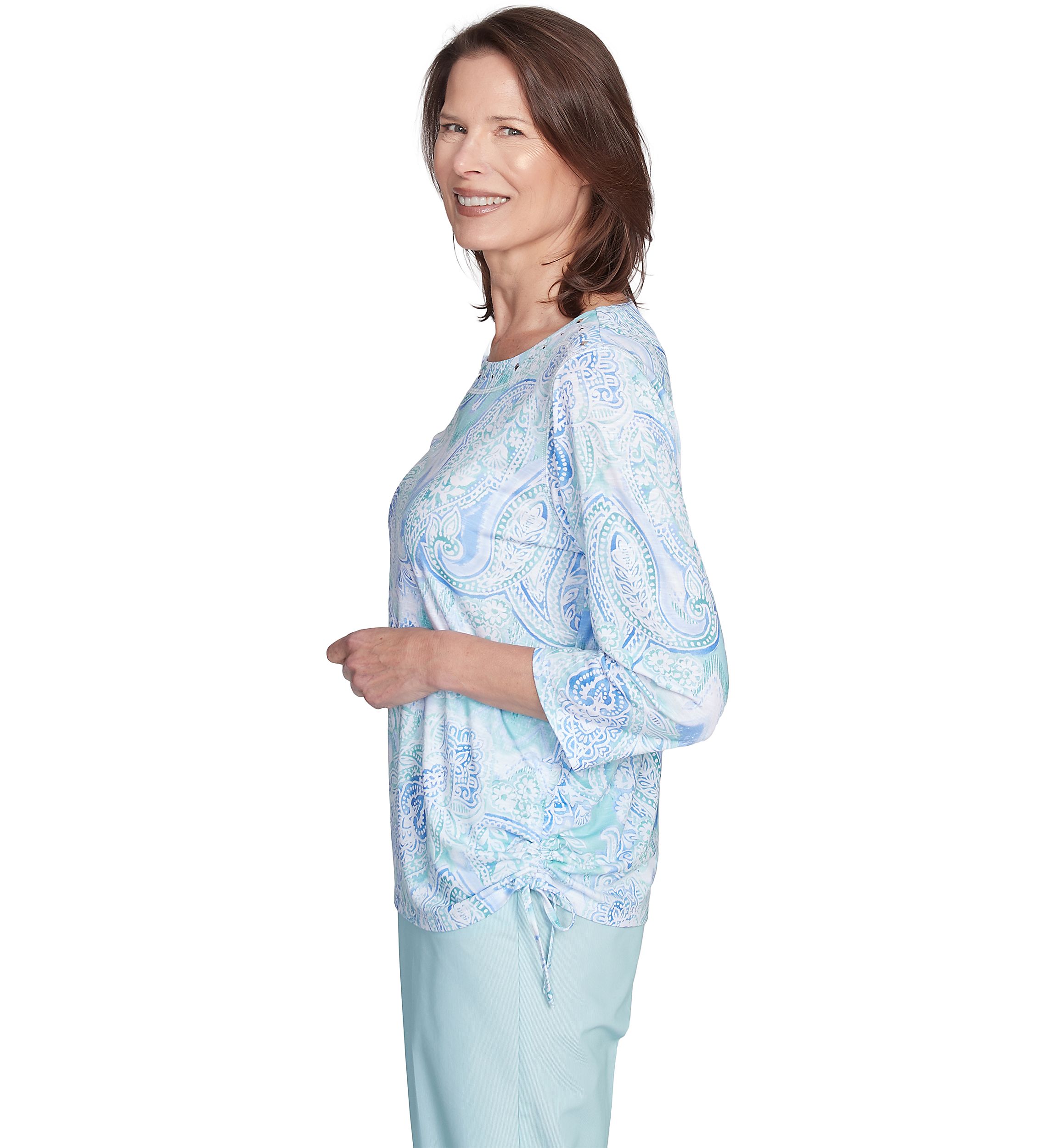 Petite St. Thomas Paisley Top