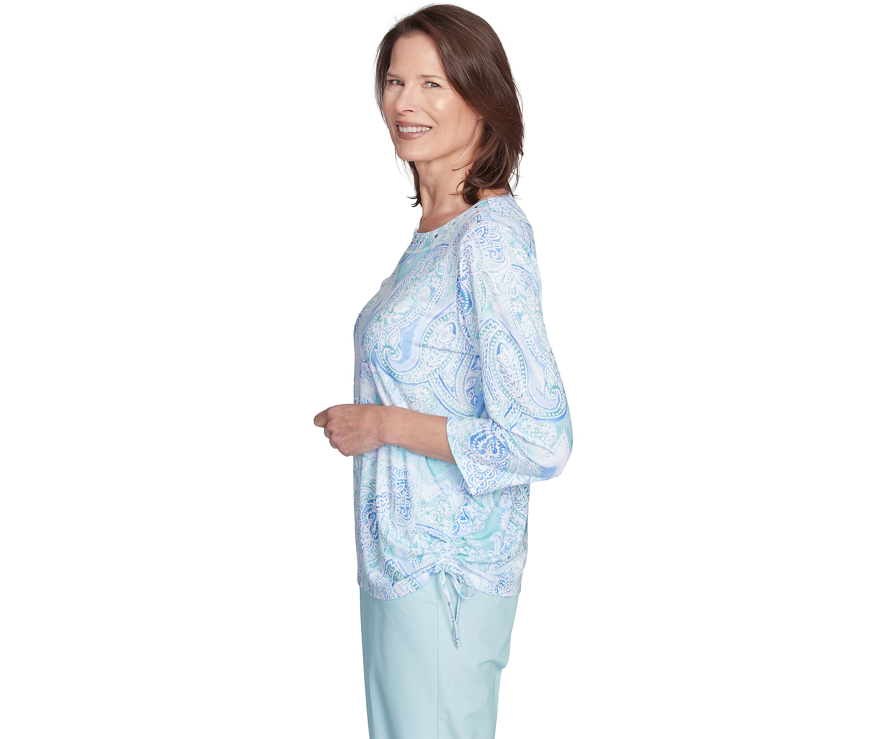 Petite St. Thomas Paisley Top
