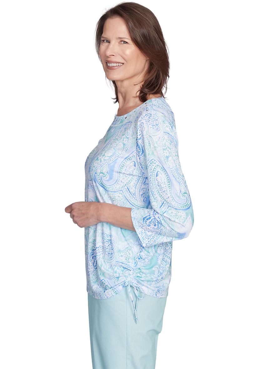 Petite St. Thomas Paisley Top