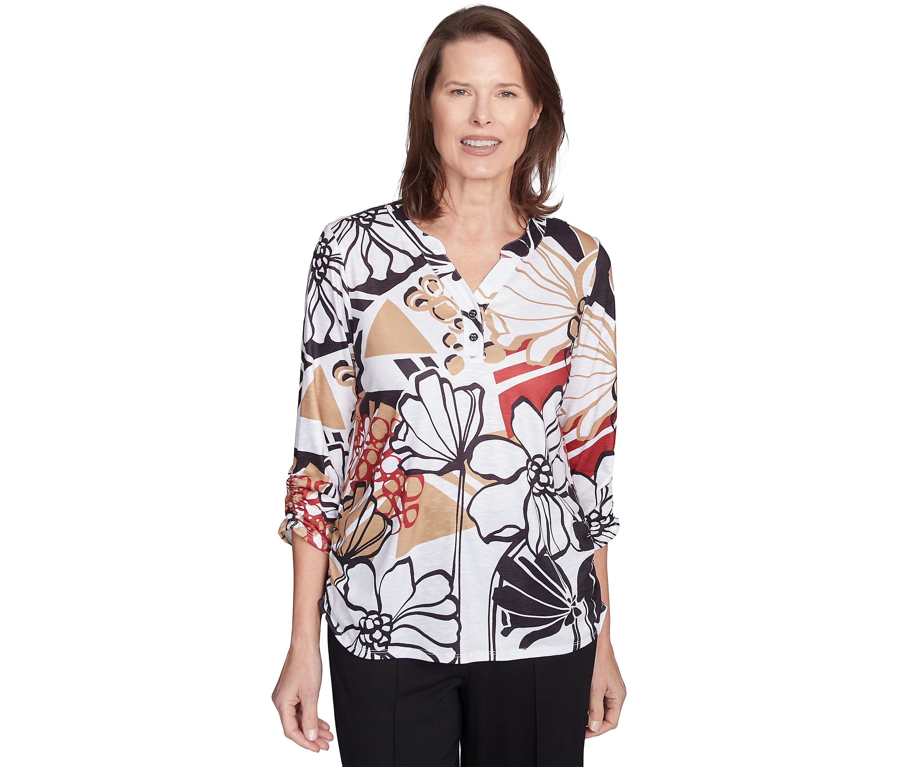 Womens Natural Instinct Bold Floral Top