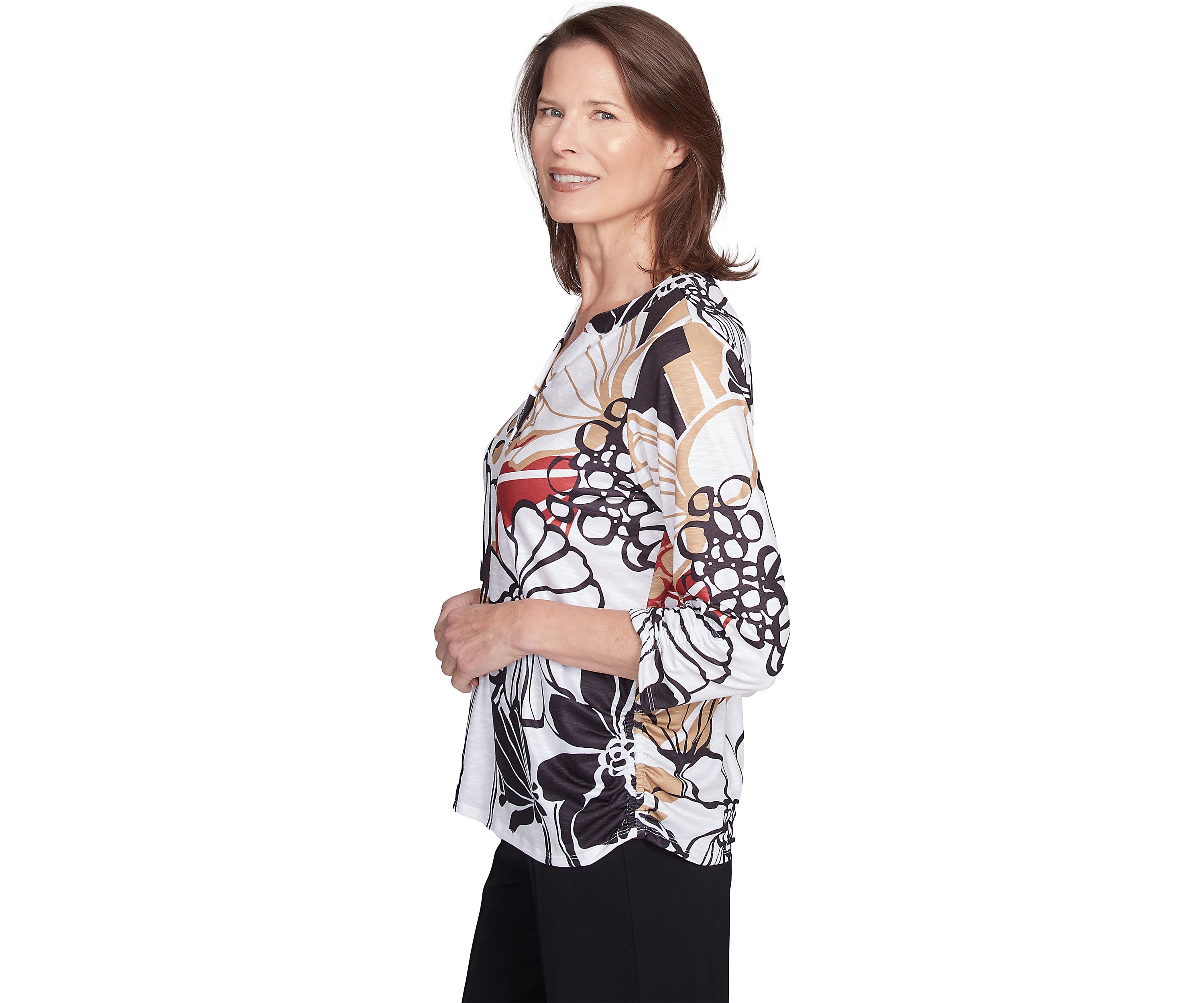 Womens Natural Instinct Bold Floral Top