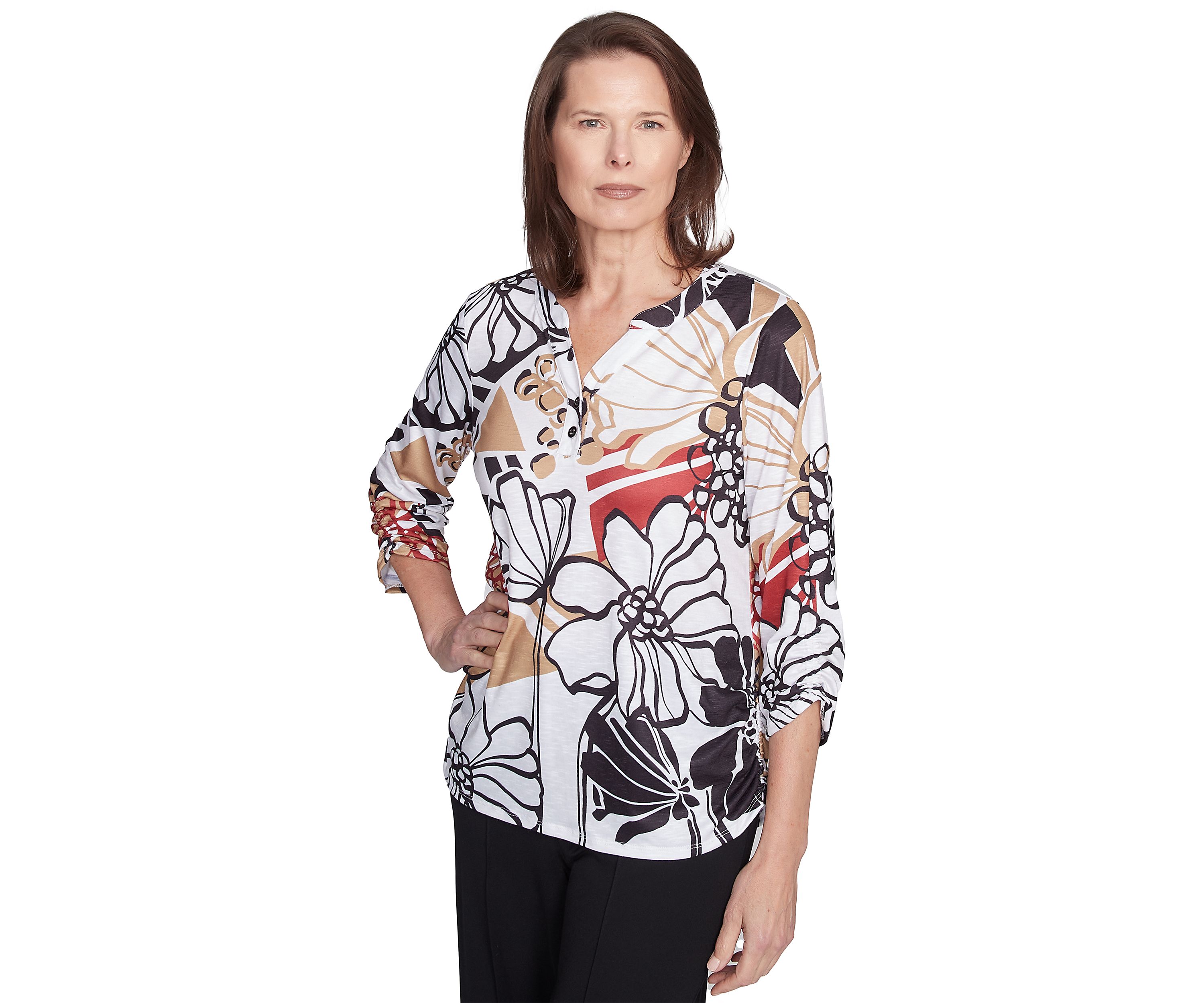 Womens Natural Instinct Bold Floral Top