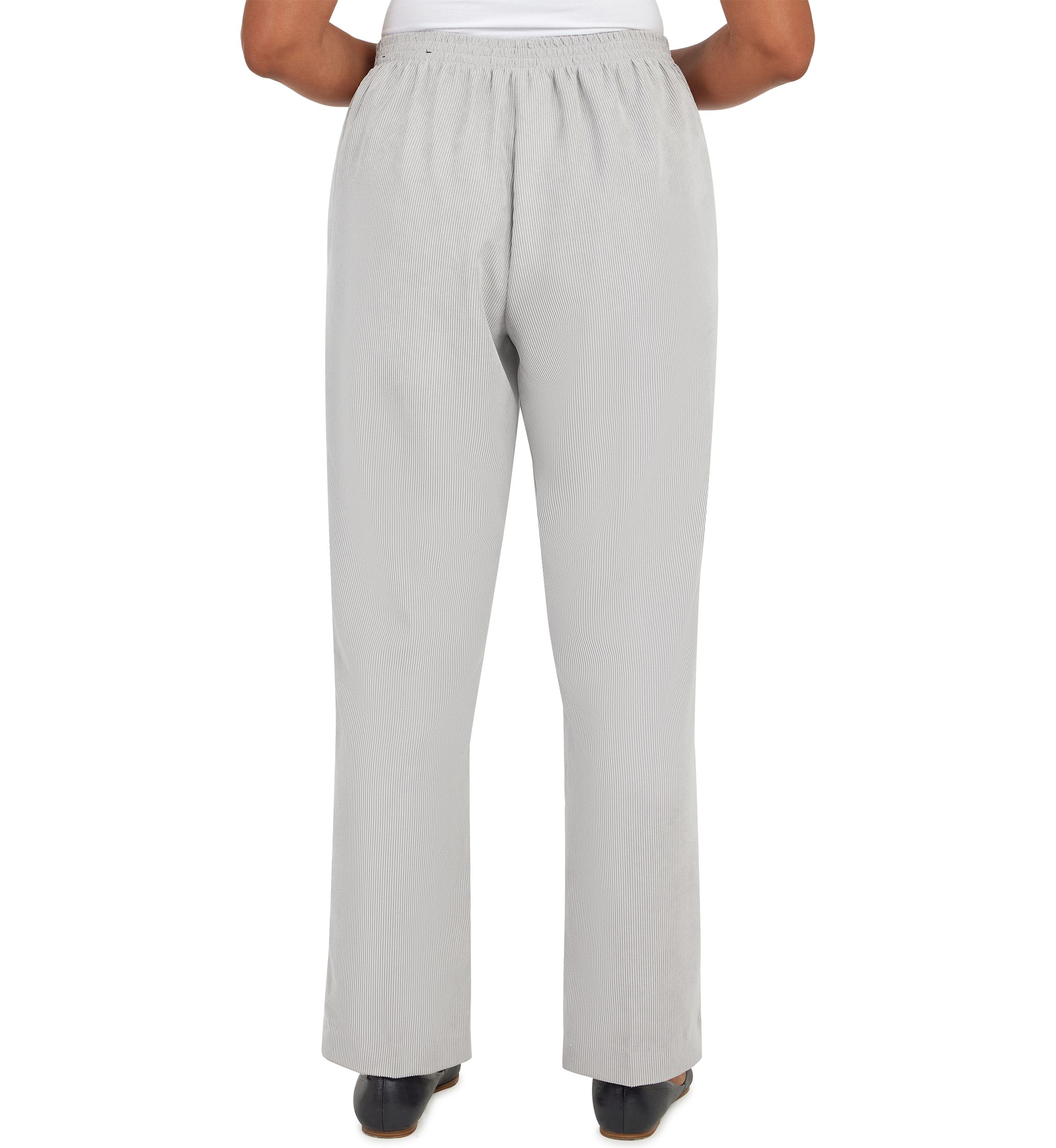  Womens Stonehenge Corduroy Pull on Straight Leg Short Length Pants
