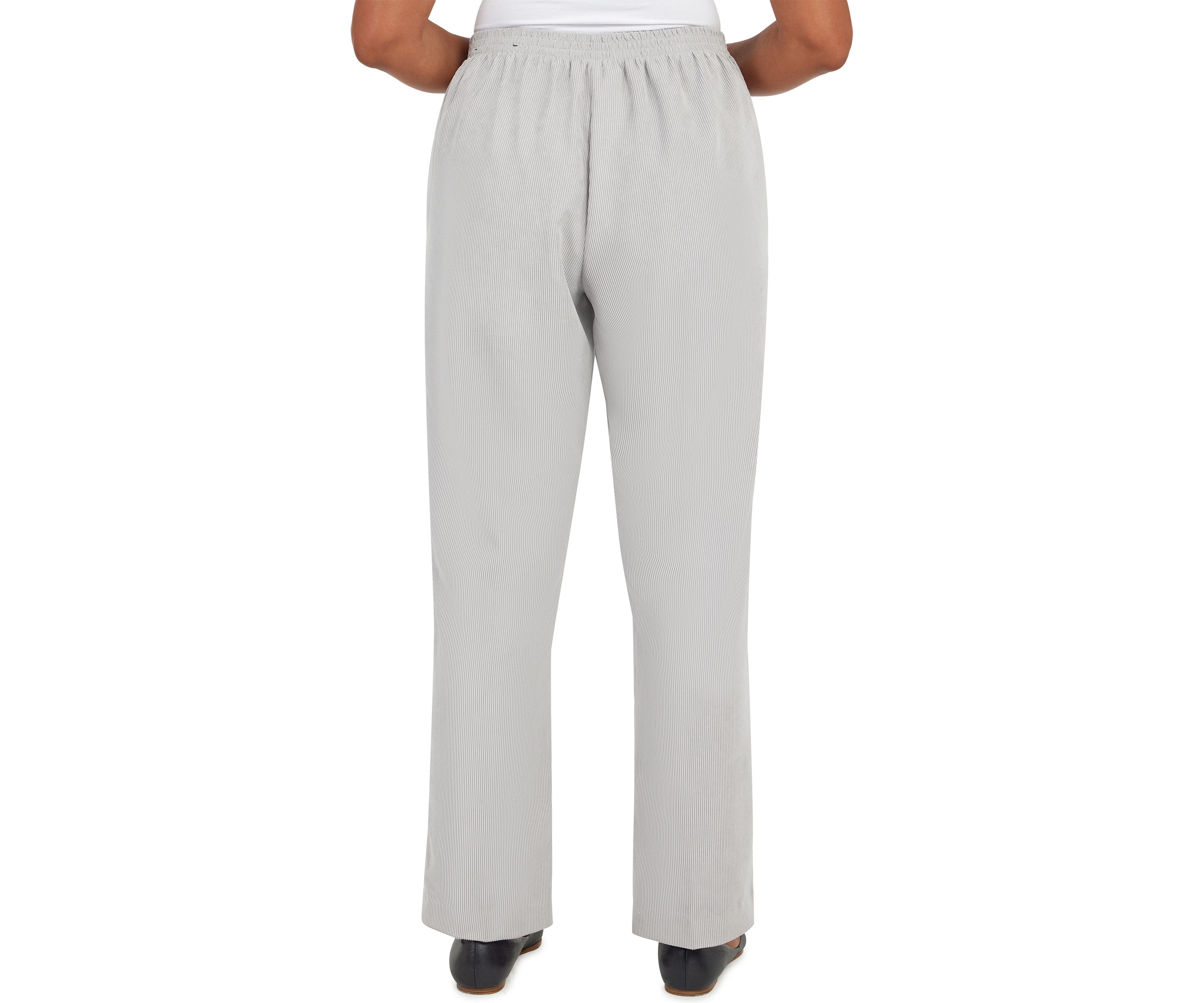  Womens Stonehenge Corduroy Pull on Straight Leg Short Length Pants