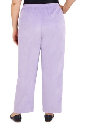 Plus Victoria Falls Corduroy Pull-On Straight Leg Regular Length Pants