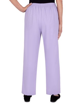 Petite Victoria Falls Corduroy Pull-On Straight Leg Regular Length Pants