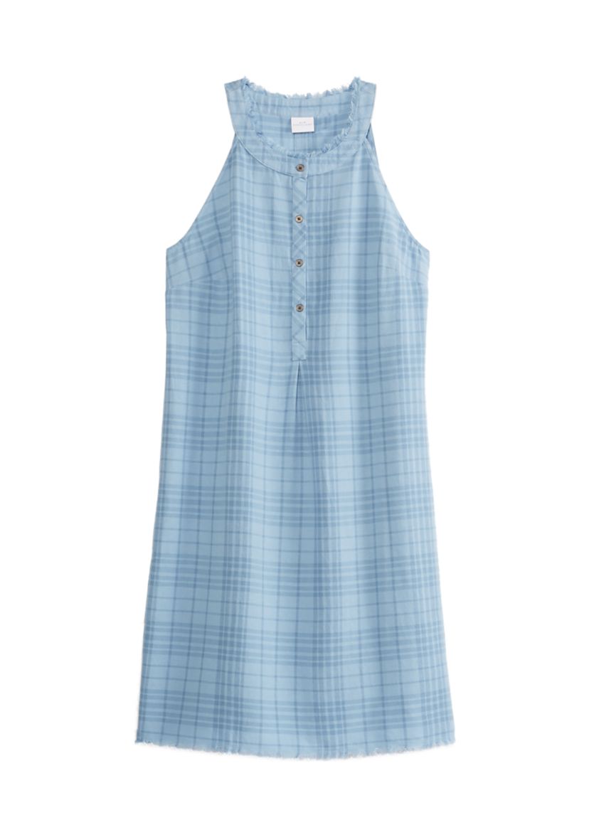 Womens Cleo Split Neck Dress