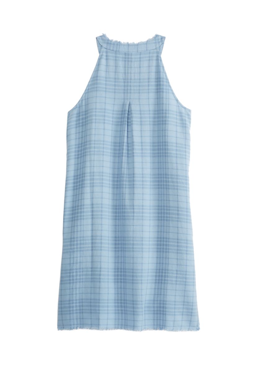 Womens Cleo Split Neck Dress