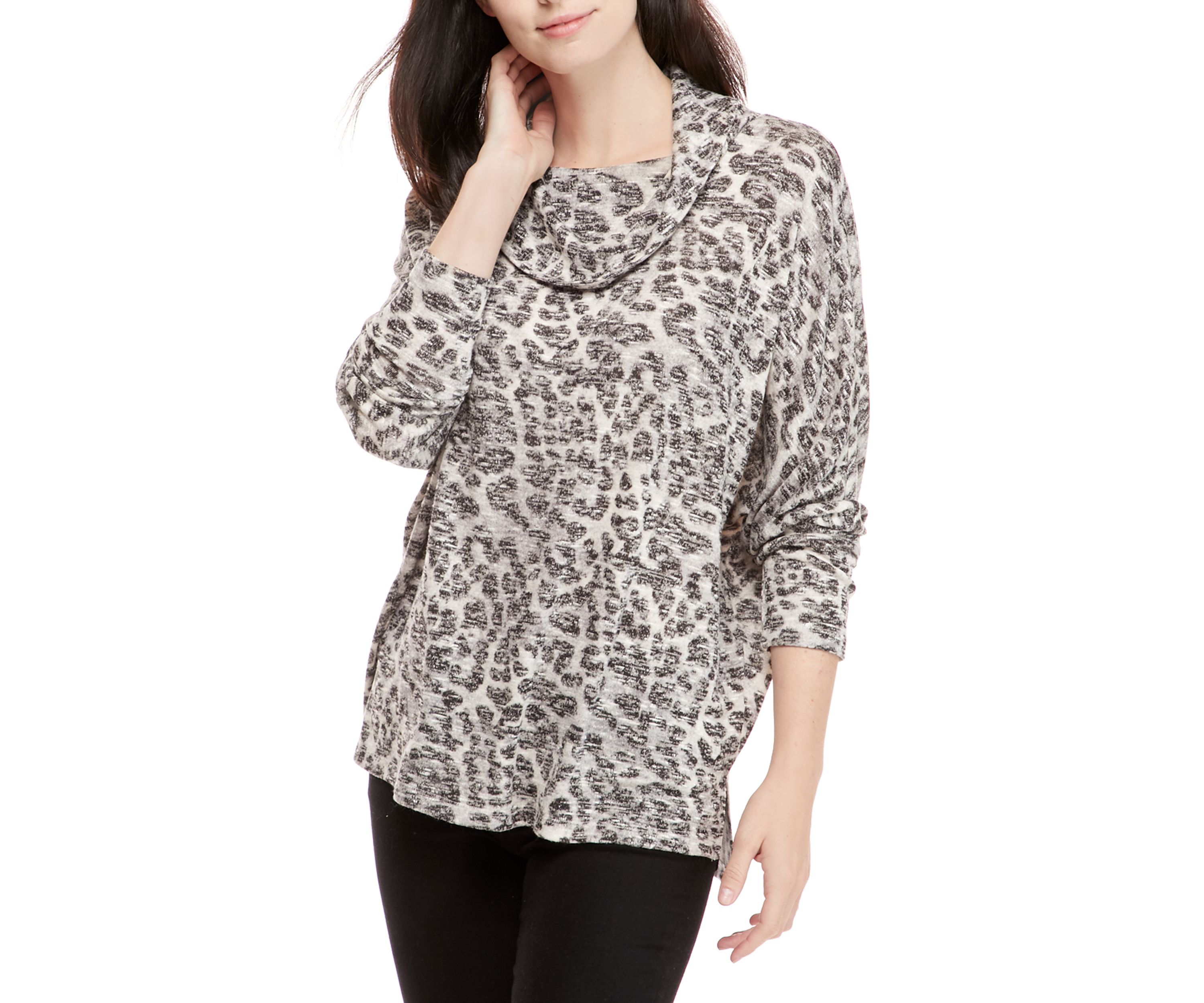 Womens Cowl Neck Sweater