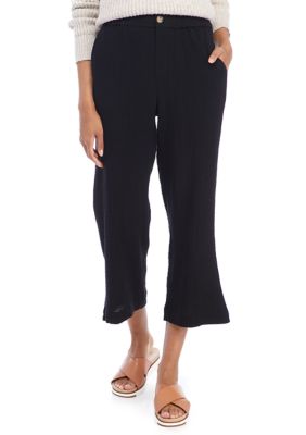 Wonderly Women's Crinkle Gauze Ankle Pants | belk