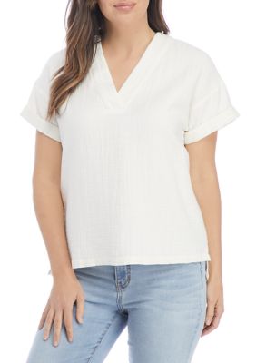 womens gauze top