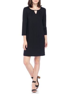 New Directions® Cutout Neck Swing Dress | belk