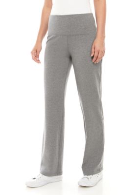 New Directions® Women's Studio Straight Leg Heathered Stretch Pants | belk