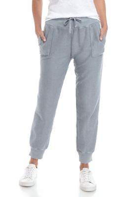 knit denim jogger pant