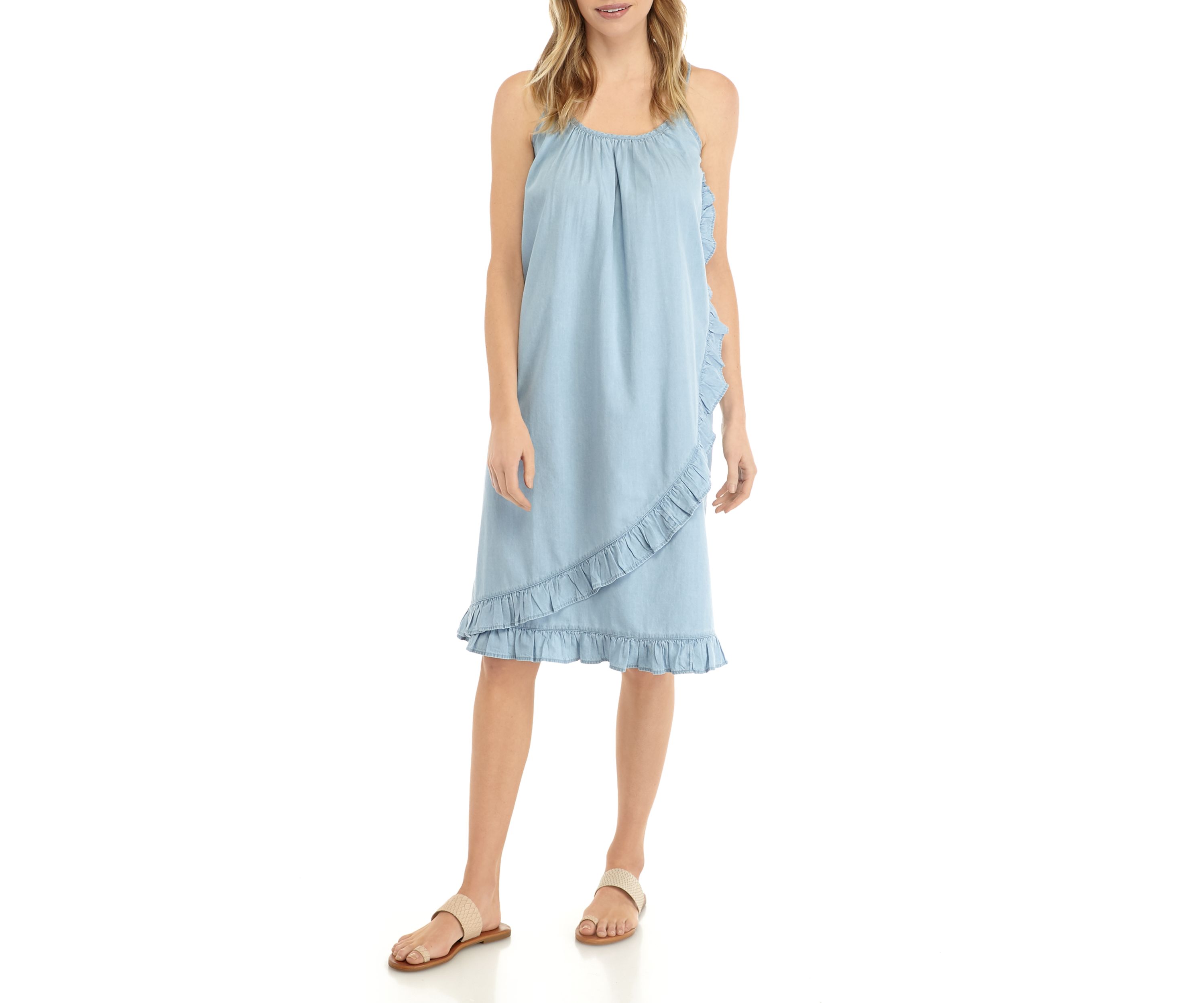 Petite Ruffle Camisole Dress 