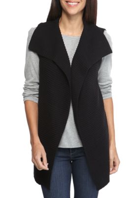 New Directions Drape Sweater Vest Belk