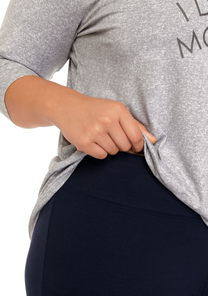 Plus Size Studio Capri Leggings 