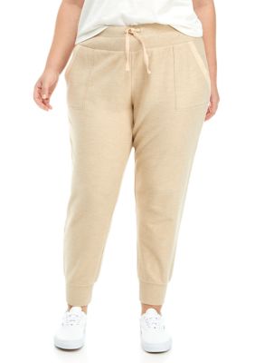 plus size black jogger pants