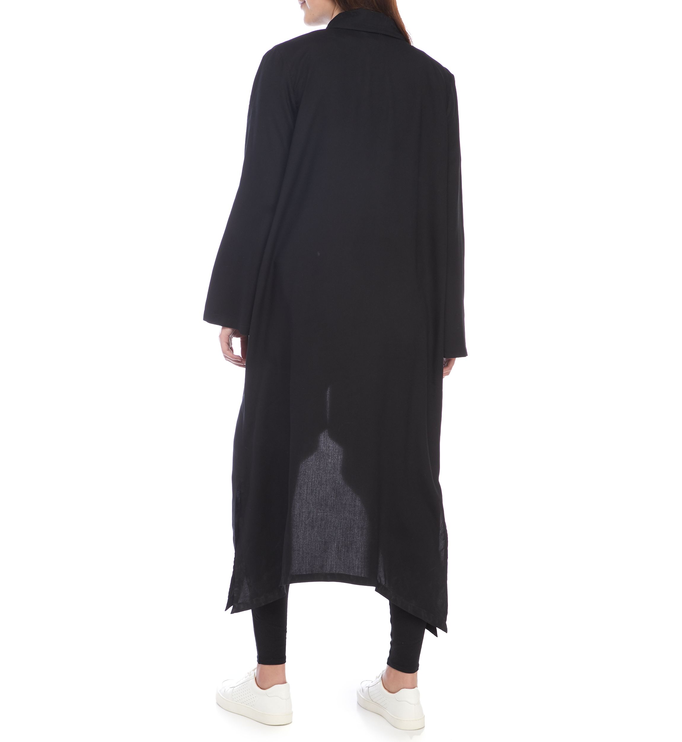 Studio Womens Long Sleeve Open Front Duster