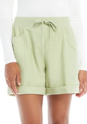 Studio Womens Pull On Drawstring Shorts 