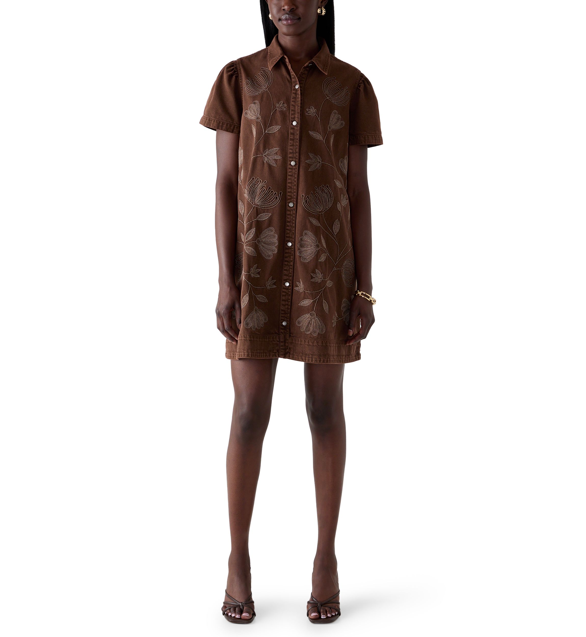 Brown Wonderly Dresses