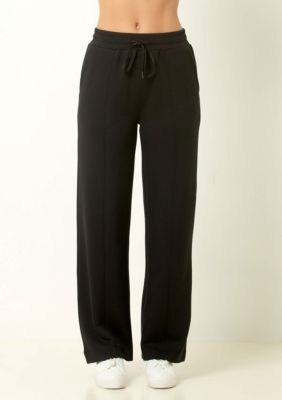 Single Stitch Women's Ultra Soft Wide Leg Pant, Black, XL
