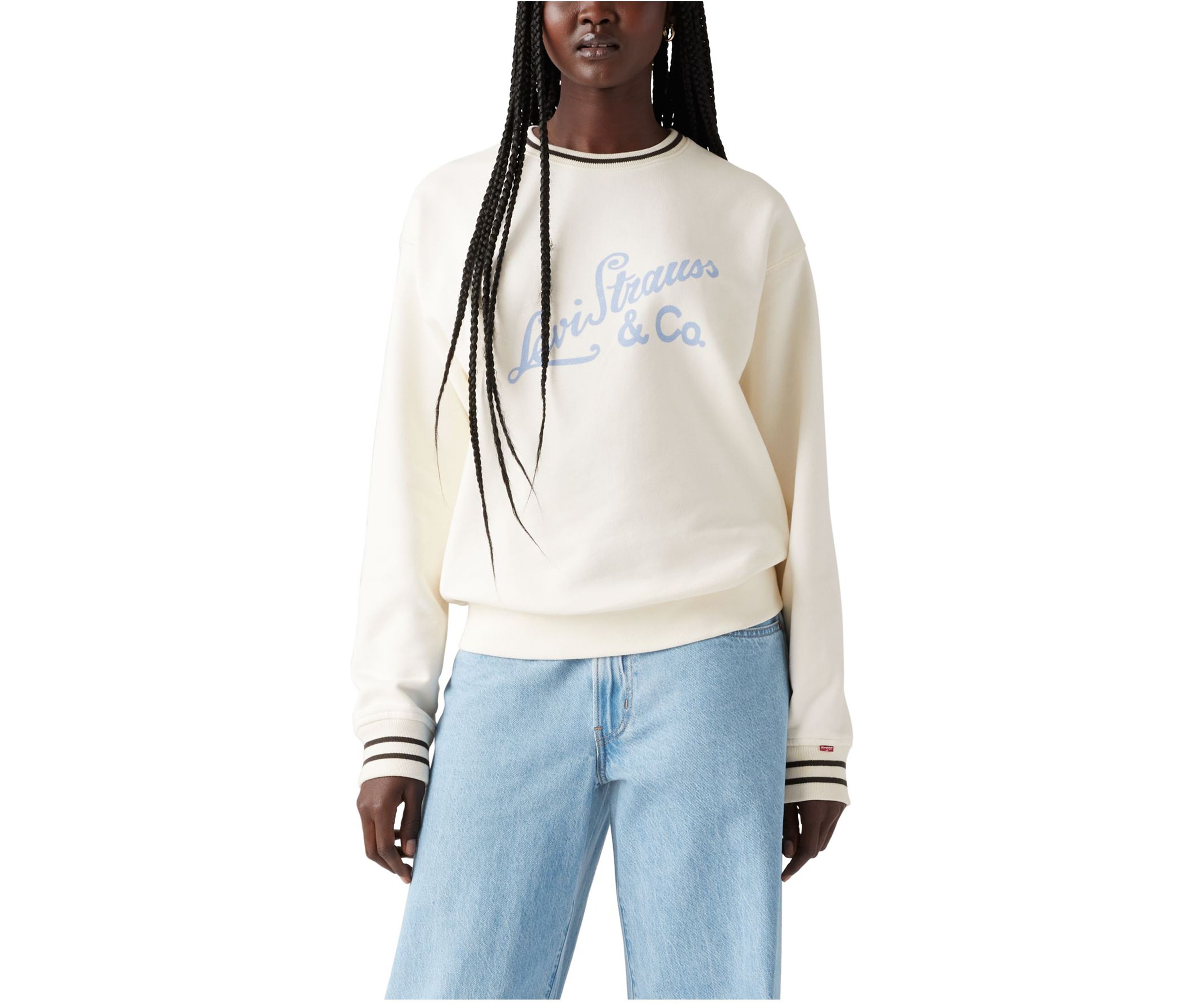 Archival Script Crew Neck Sweatshirt
