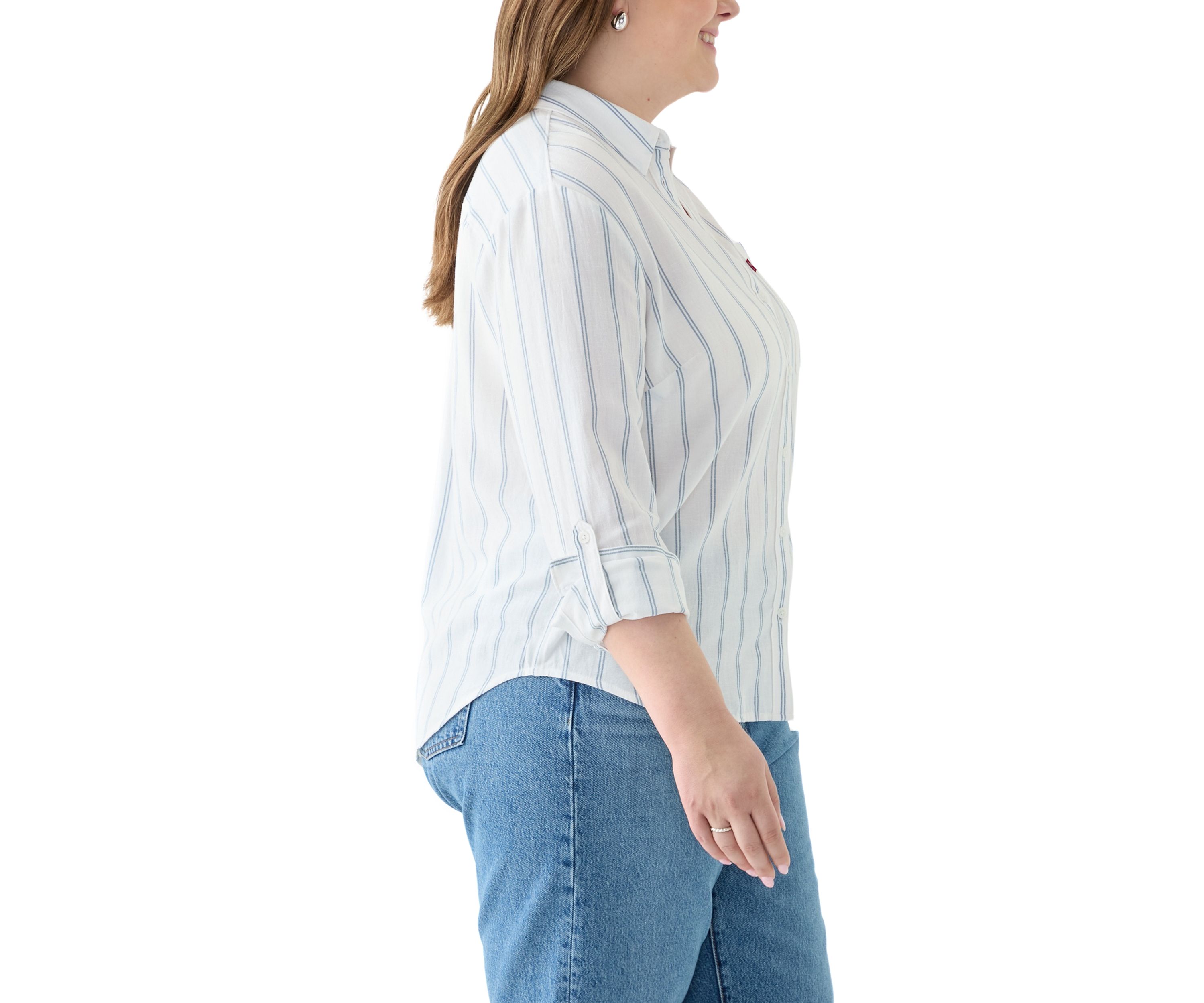 Plus Size Striped Darlene Shirt 