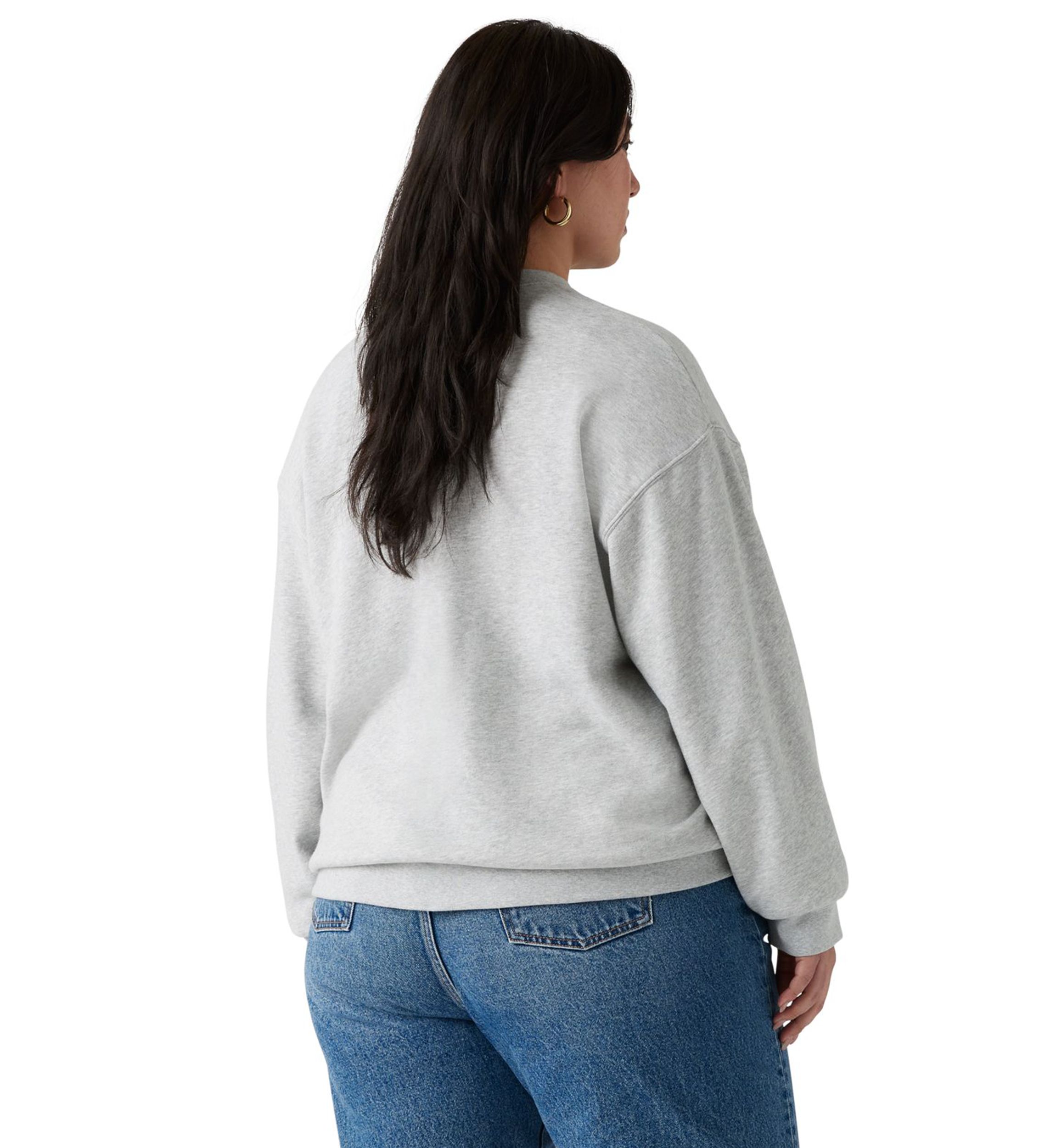 Plus Size Everyday Crew Neck Sweatshirt