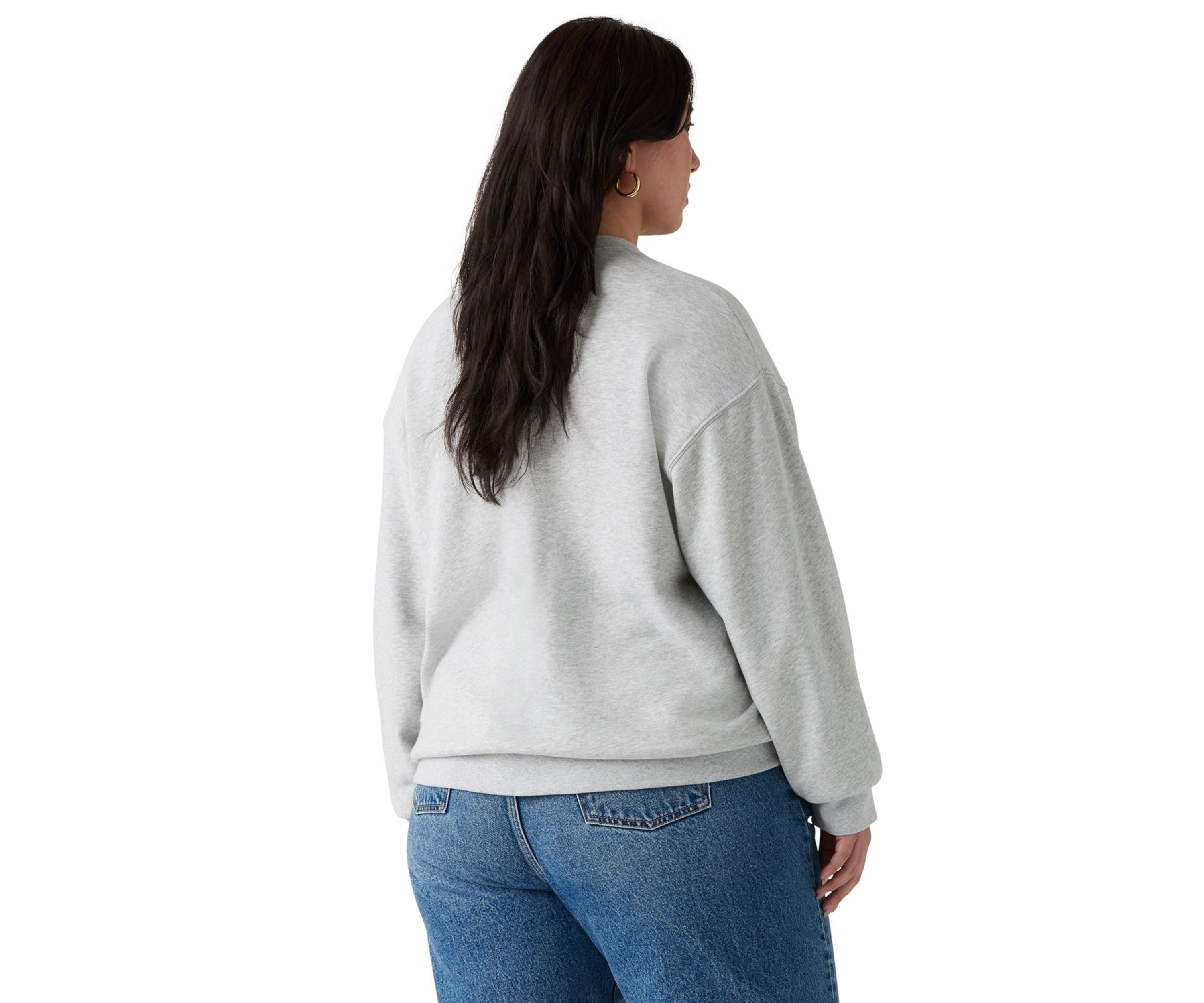 Plus Size Everyday Crew Neck Sweatshirt