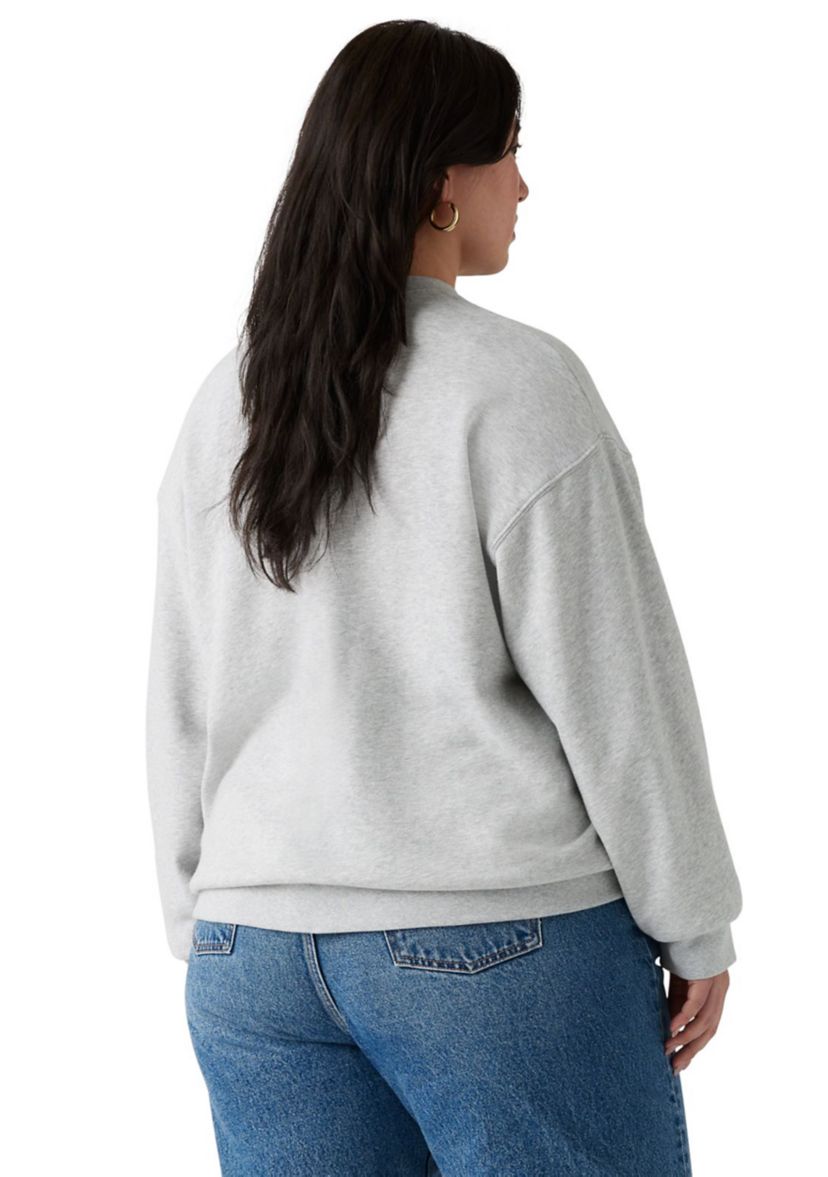 Plus Size Everyday Crew Neck Sweatshirt