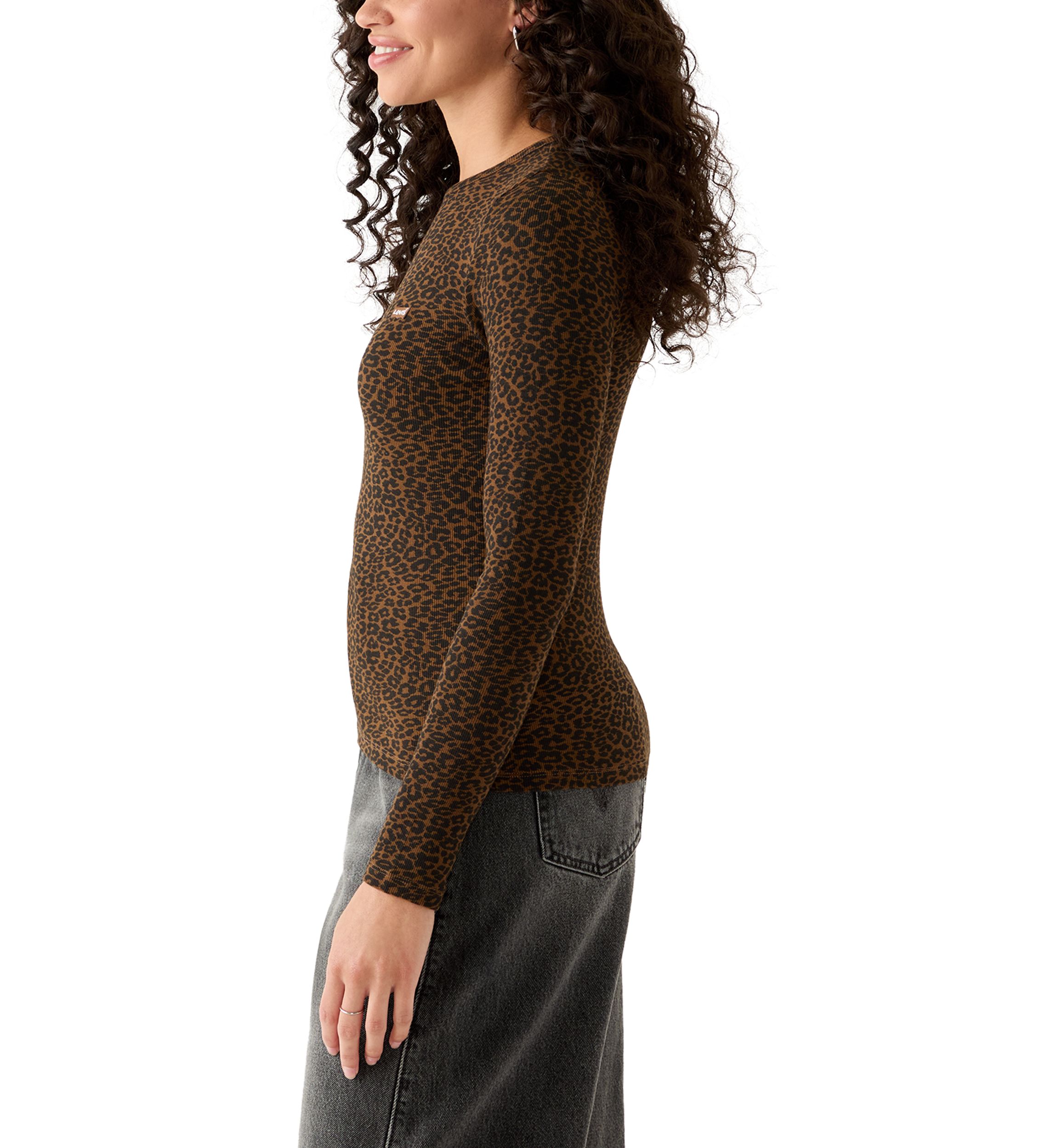 Cheetah Print Hayes Long Sleeve T-Shirt 