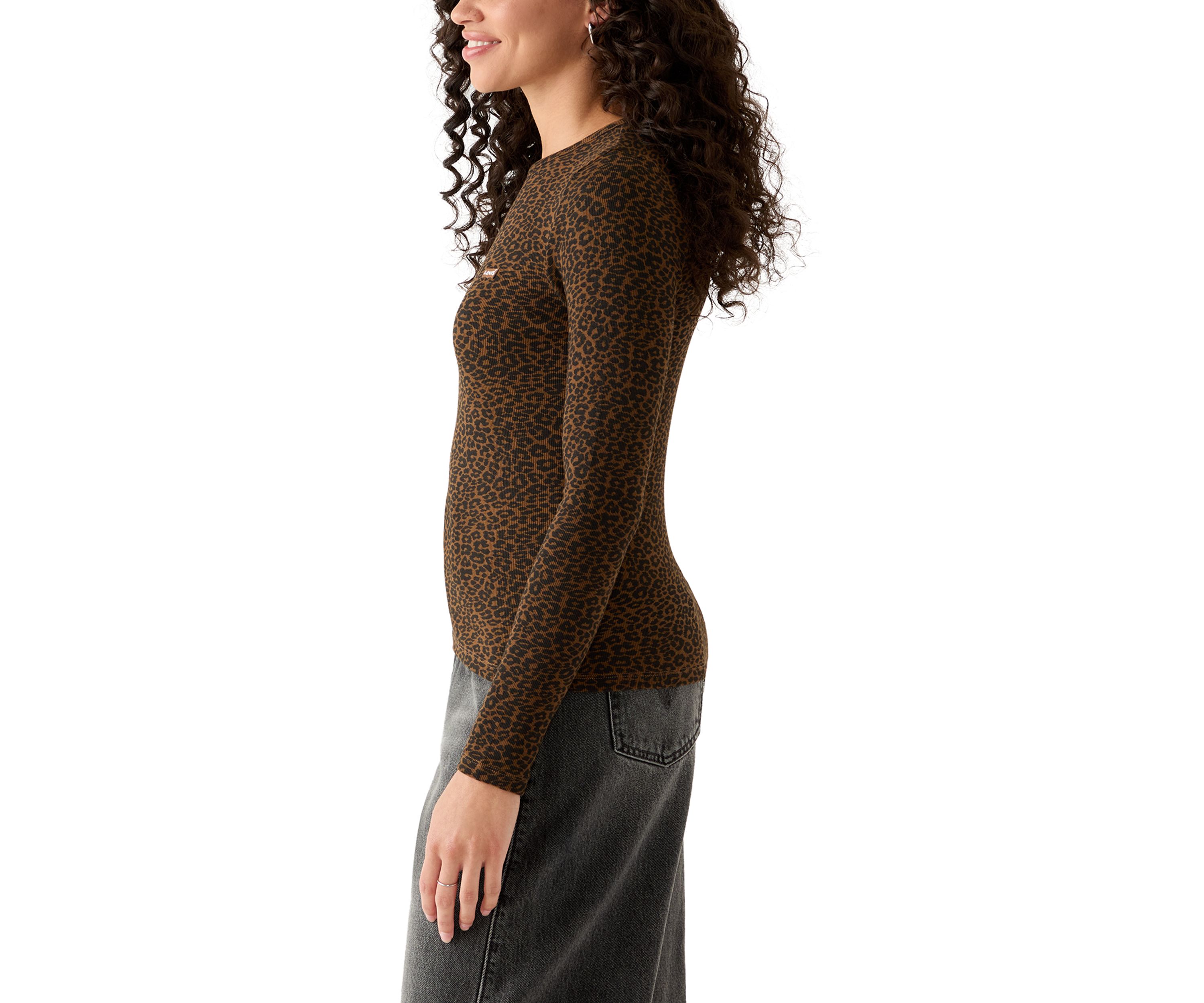 Cheetah Print Hayes Long Sleeve T-Shirt 