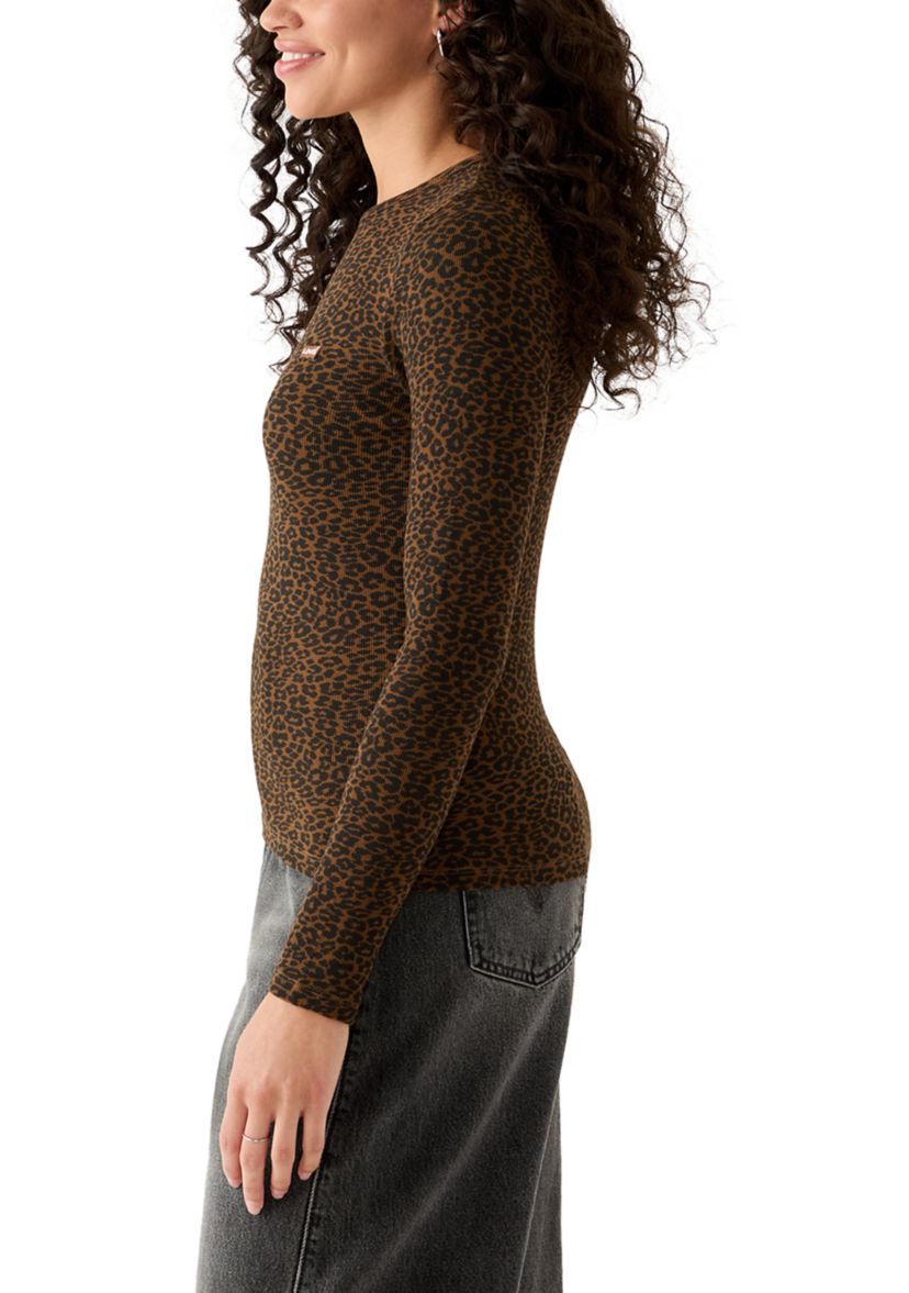 Cheetah Print Hayes Long Sleeve T-Shirt 