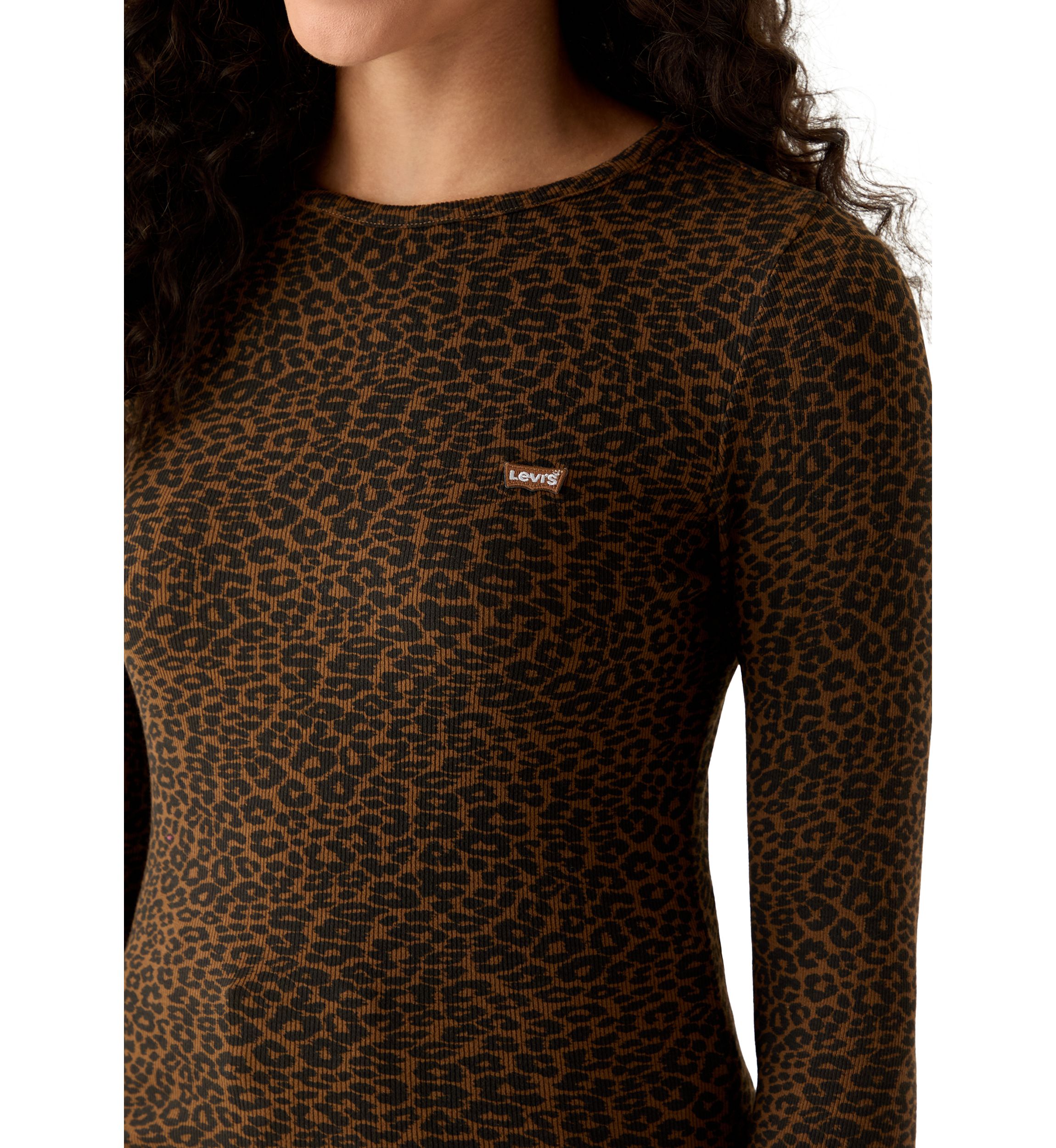 Cheetah Print Hayes Long Sleeve T-Shirt 