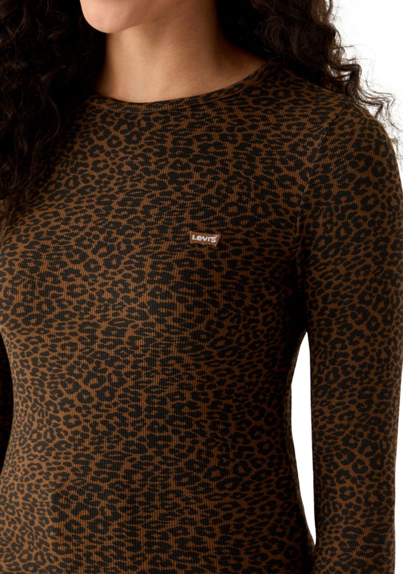 Cheetah Print Hayes Long Sleeve T-Shirt 