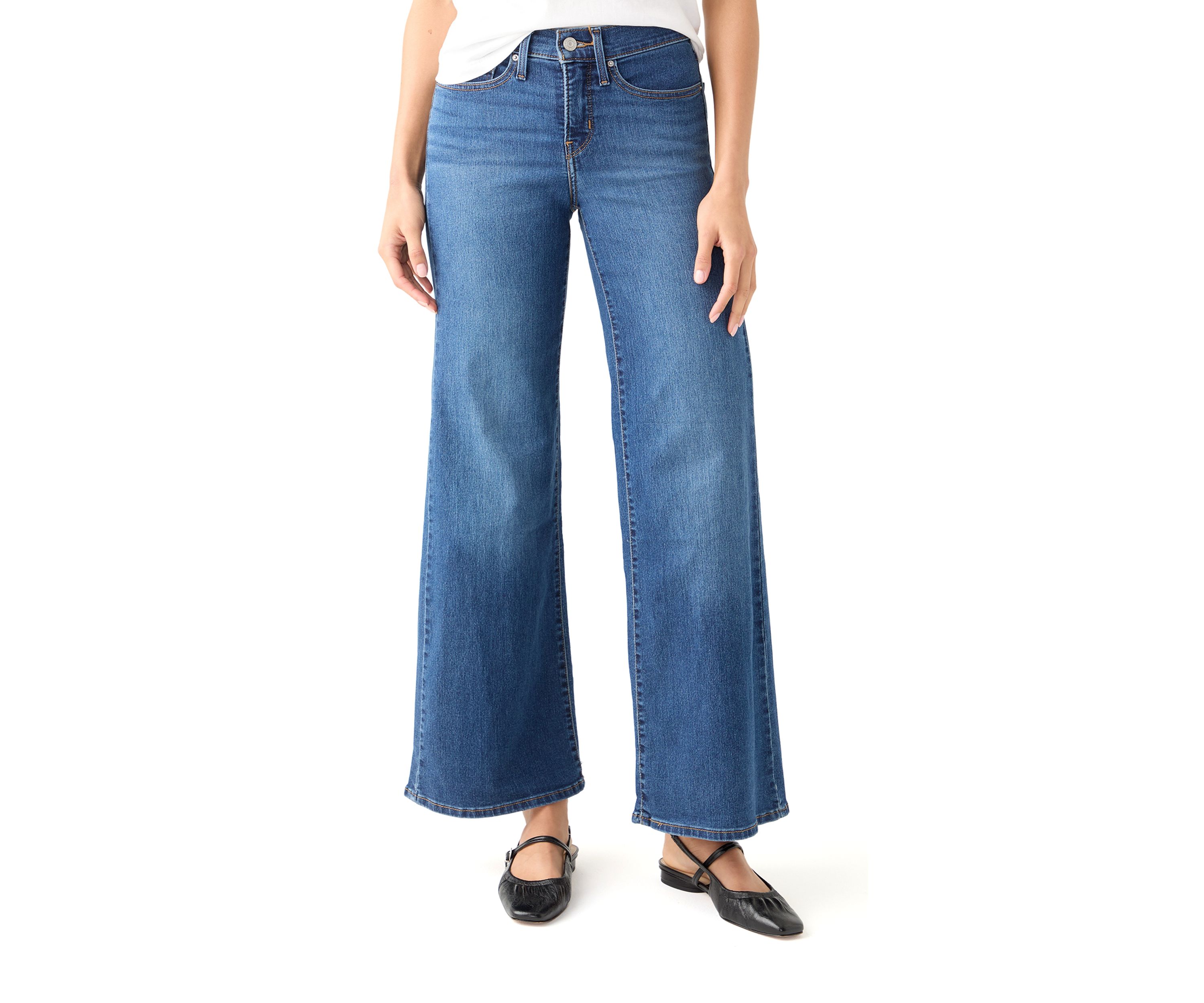318 Shaping Wide Leg Jeans