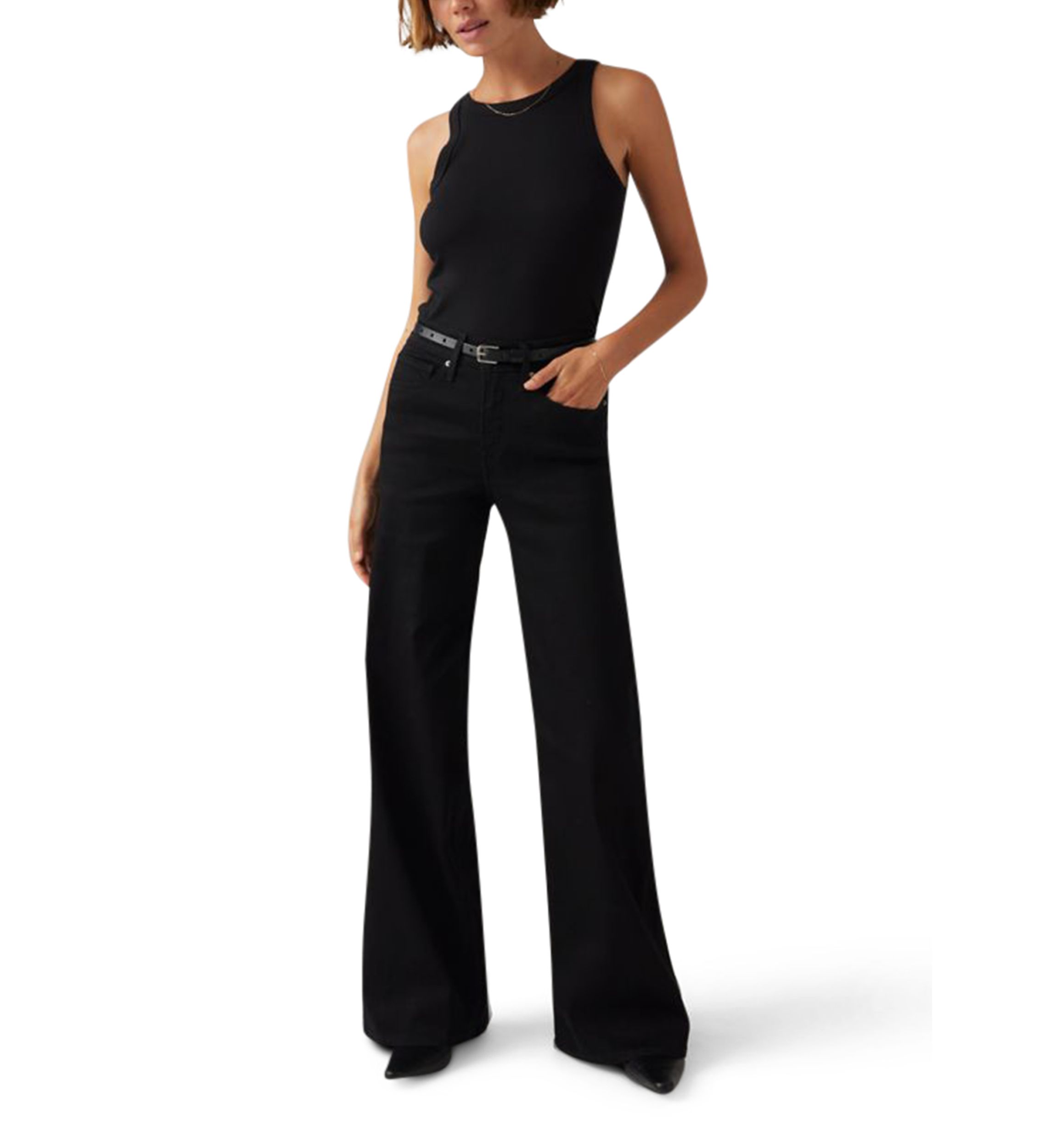 Shaping Wide Leg Pants
