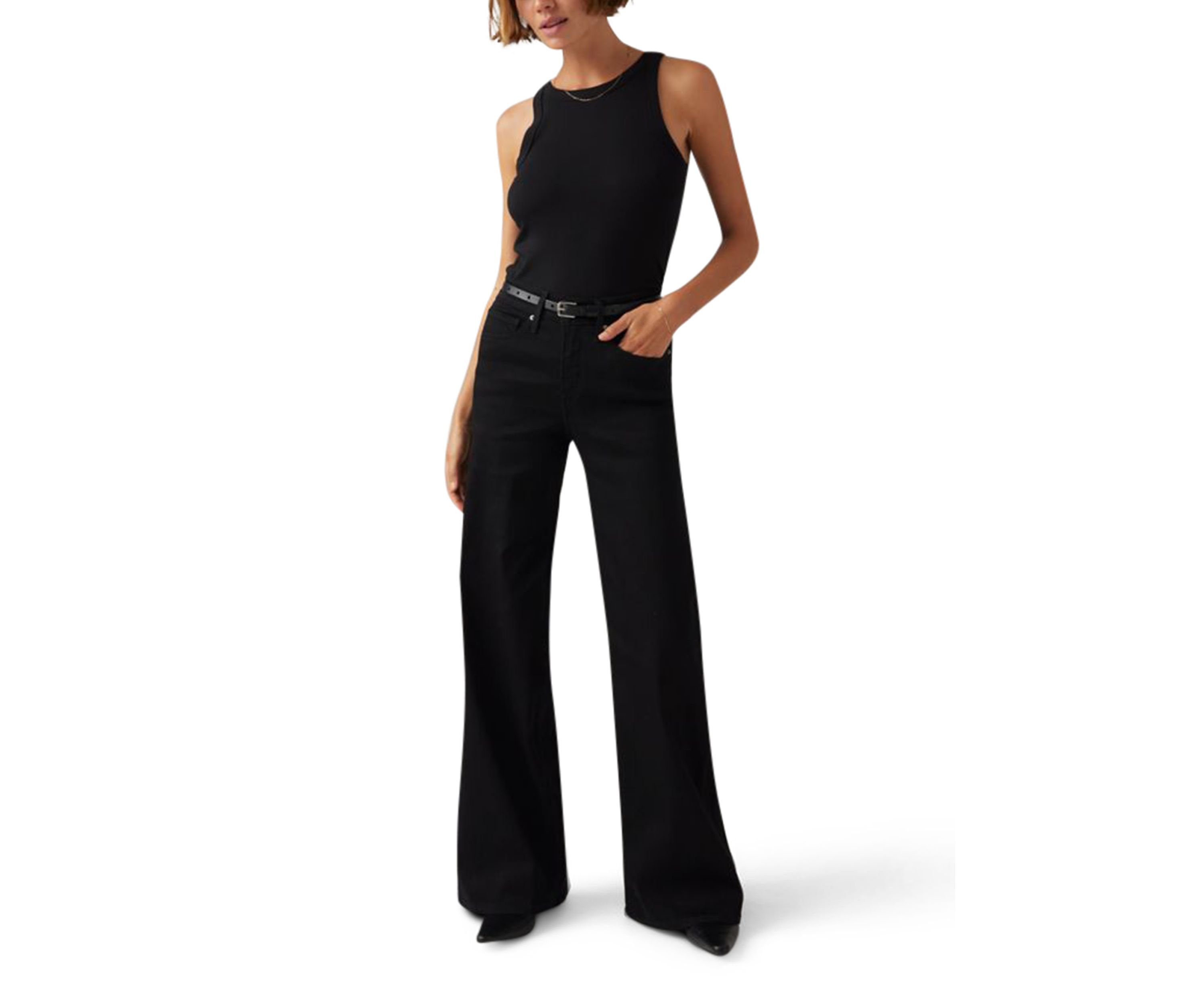 Shaping Wide Leg Pants