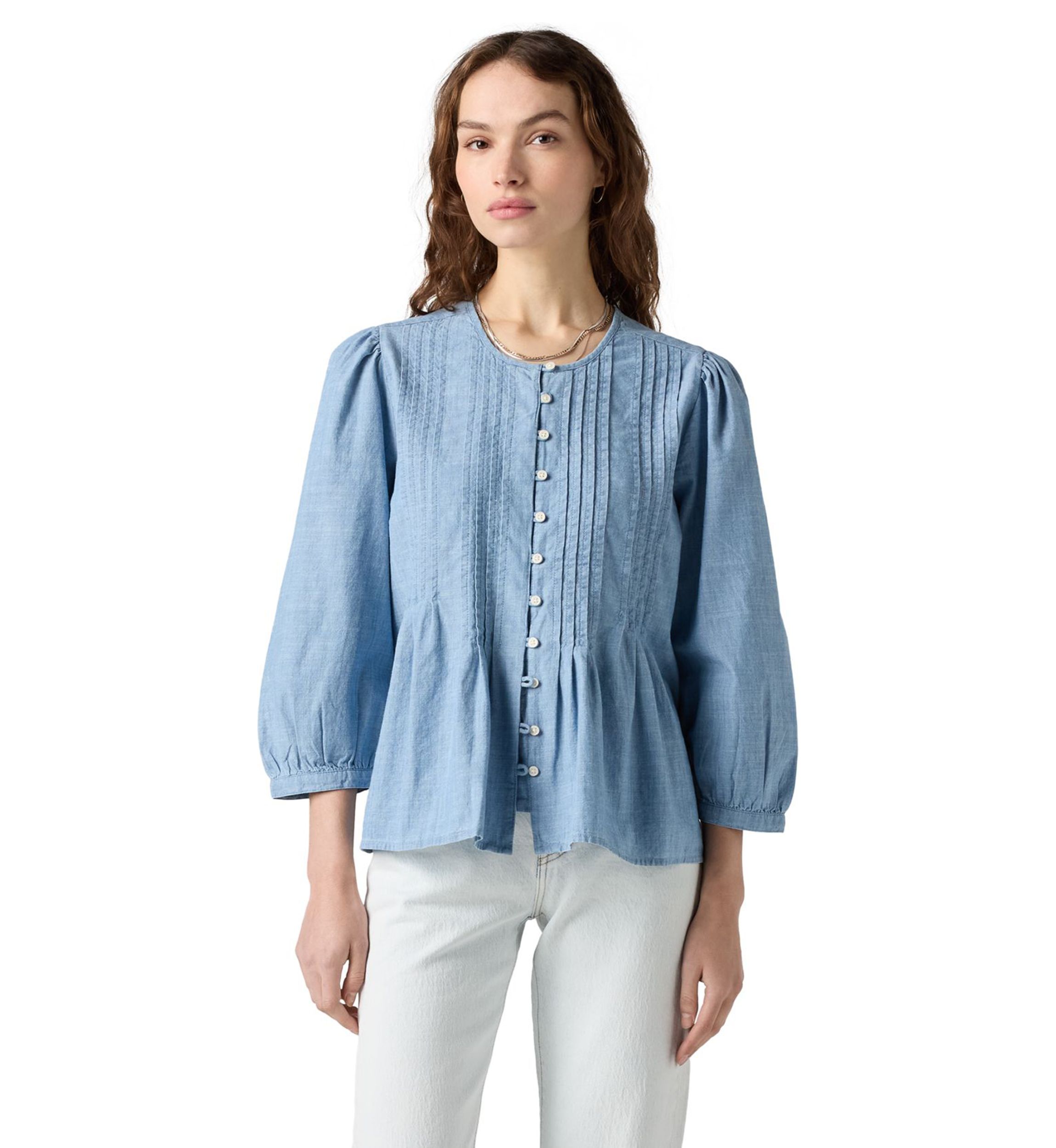 Womens Gina 3/4 Sleeve Blouse