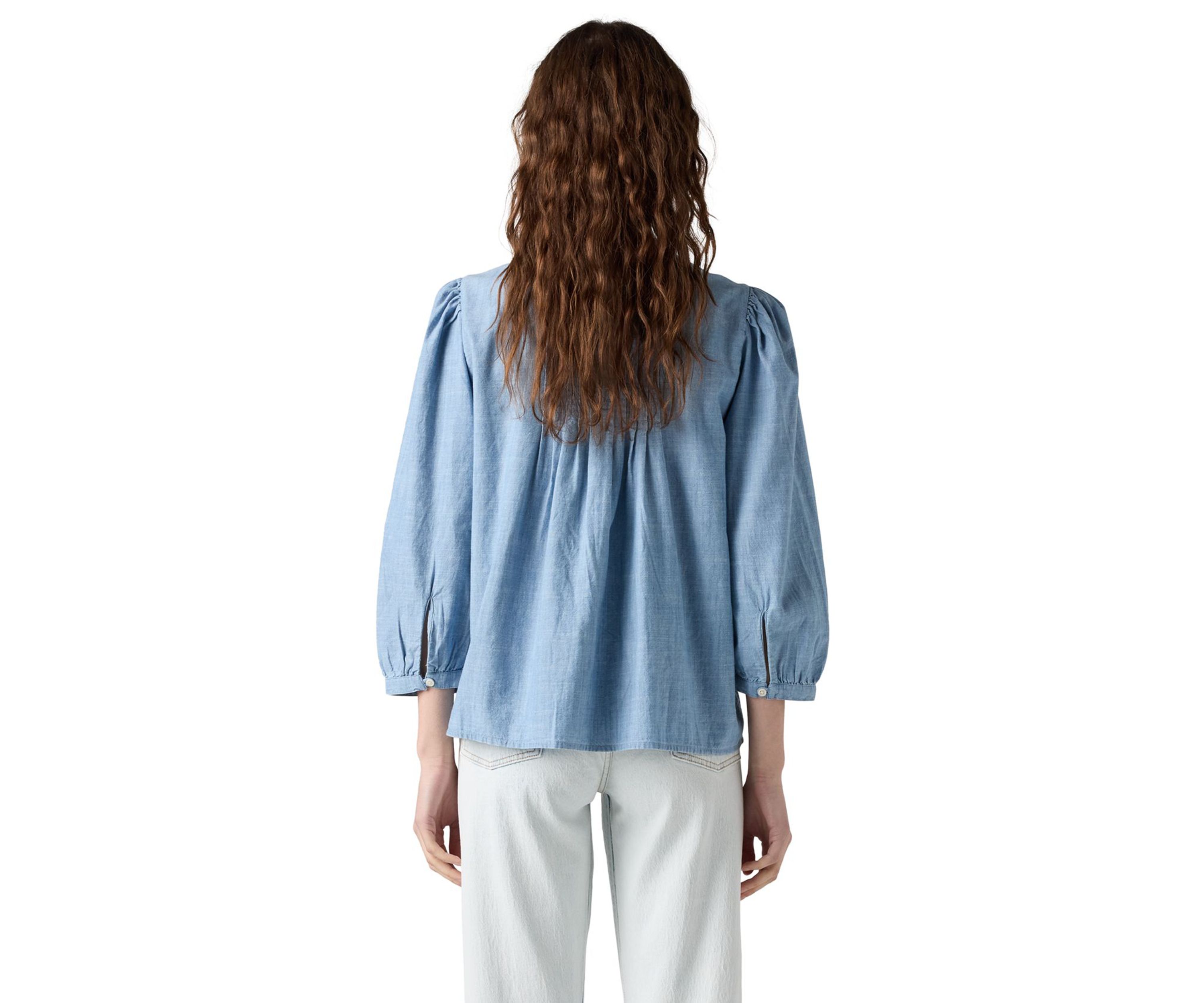 Womens Gina 3/4 Sleeve Blouse