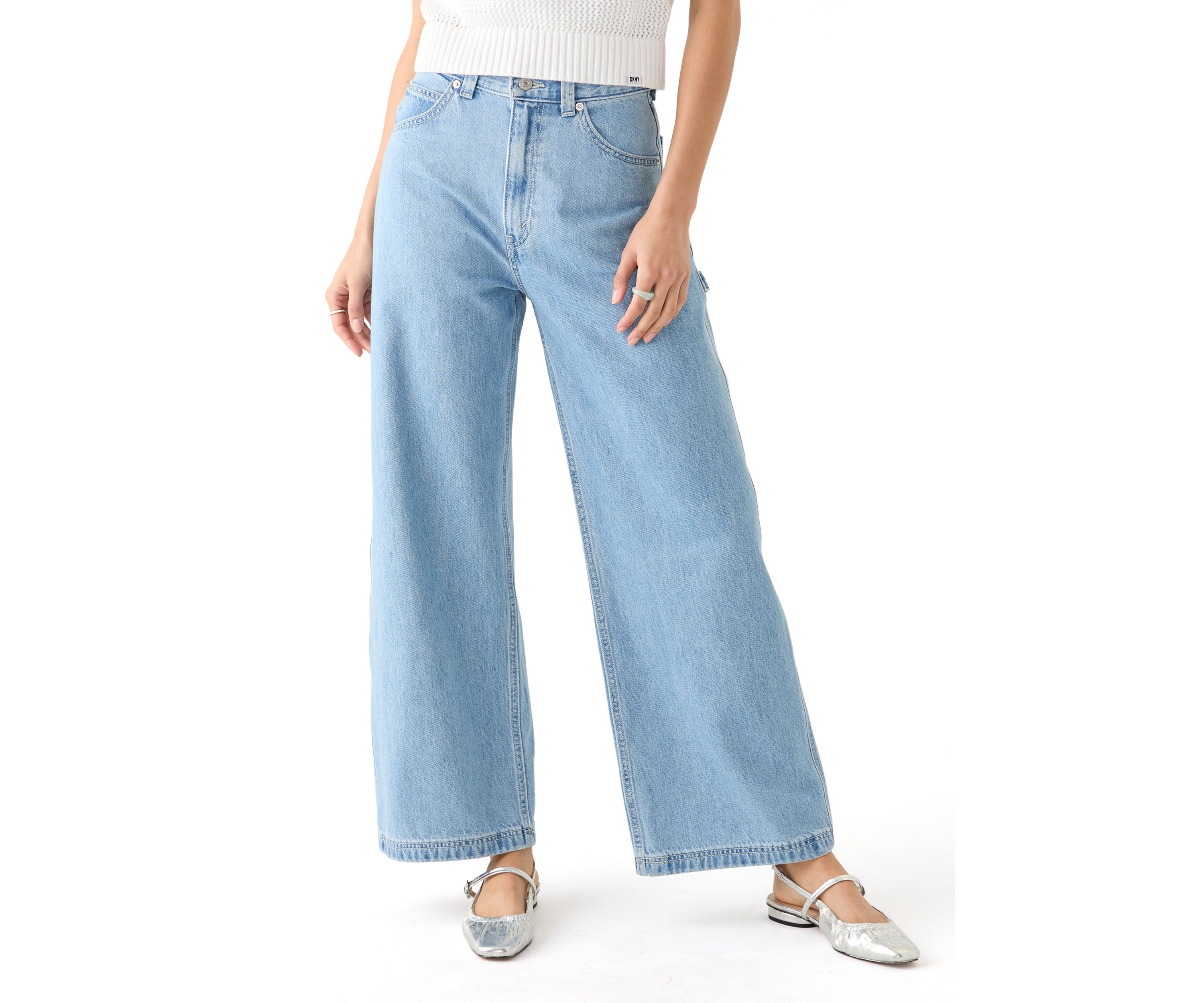 Womens Cinched Baggy Carpenter Jeans