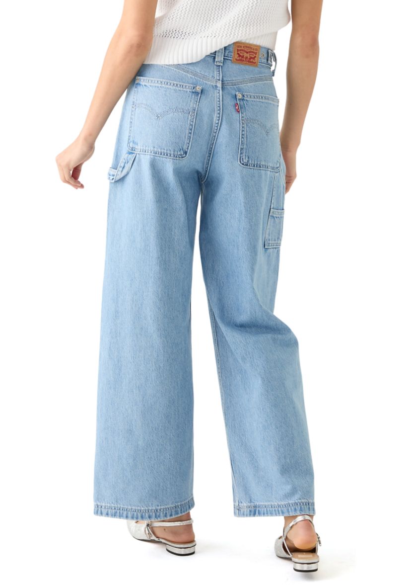 Womens Cinched Baggy Carpenter Jeans