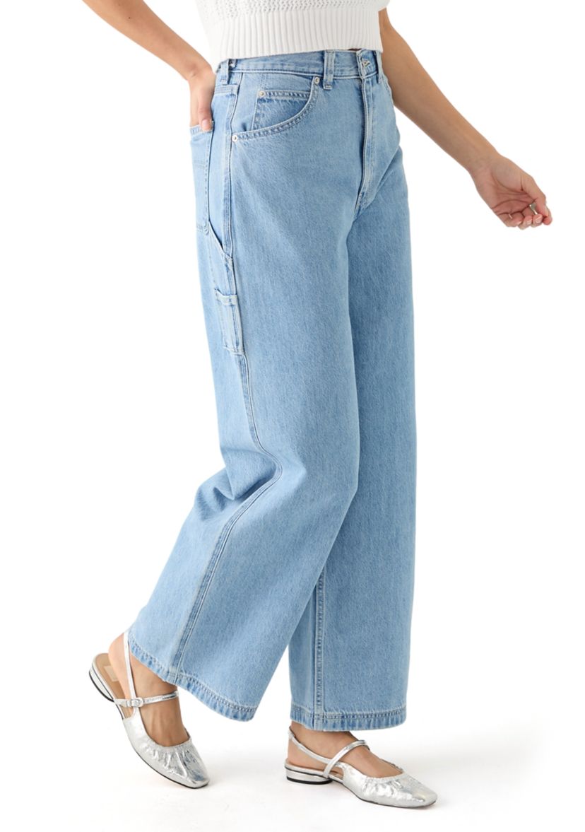 Womens Cinched Baggy Carpenter Jeans