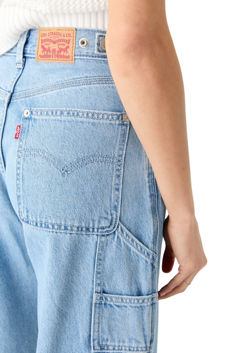 Womens Cinched Baggy Carpenter Jeans