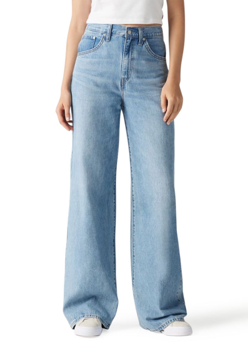 Cinched Baggy Jeans 