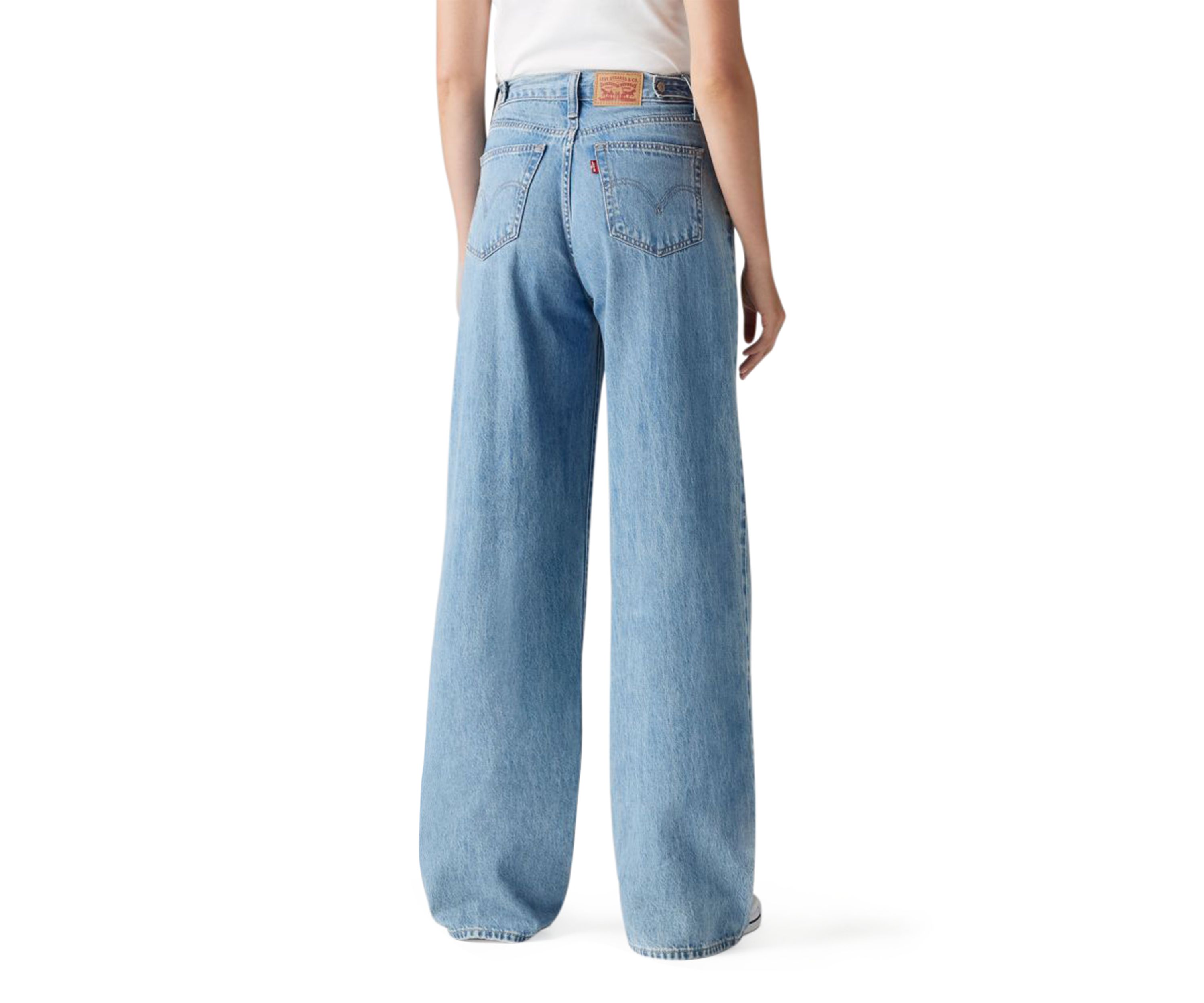 Cinched Baggy Jeans 